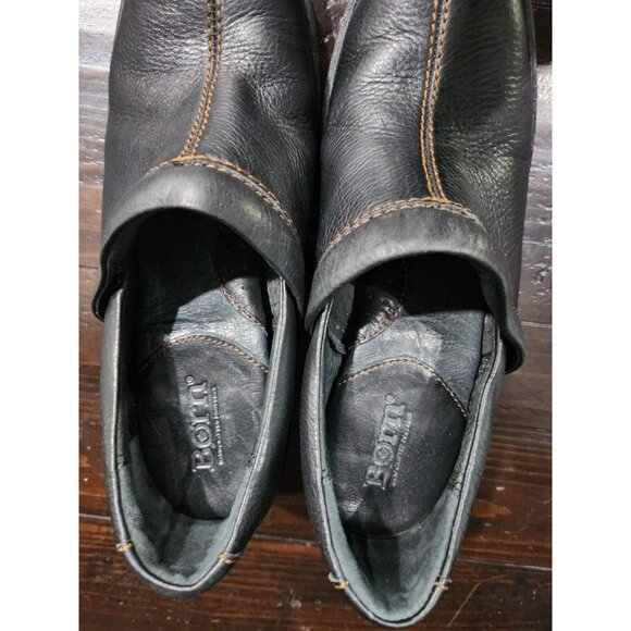 Born Kinney Brown Leather Slip-on Clog Shoe/Sz. 6 - Picture 7 of 10